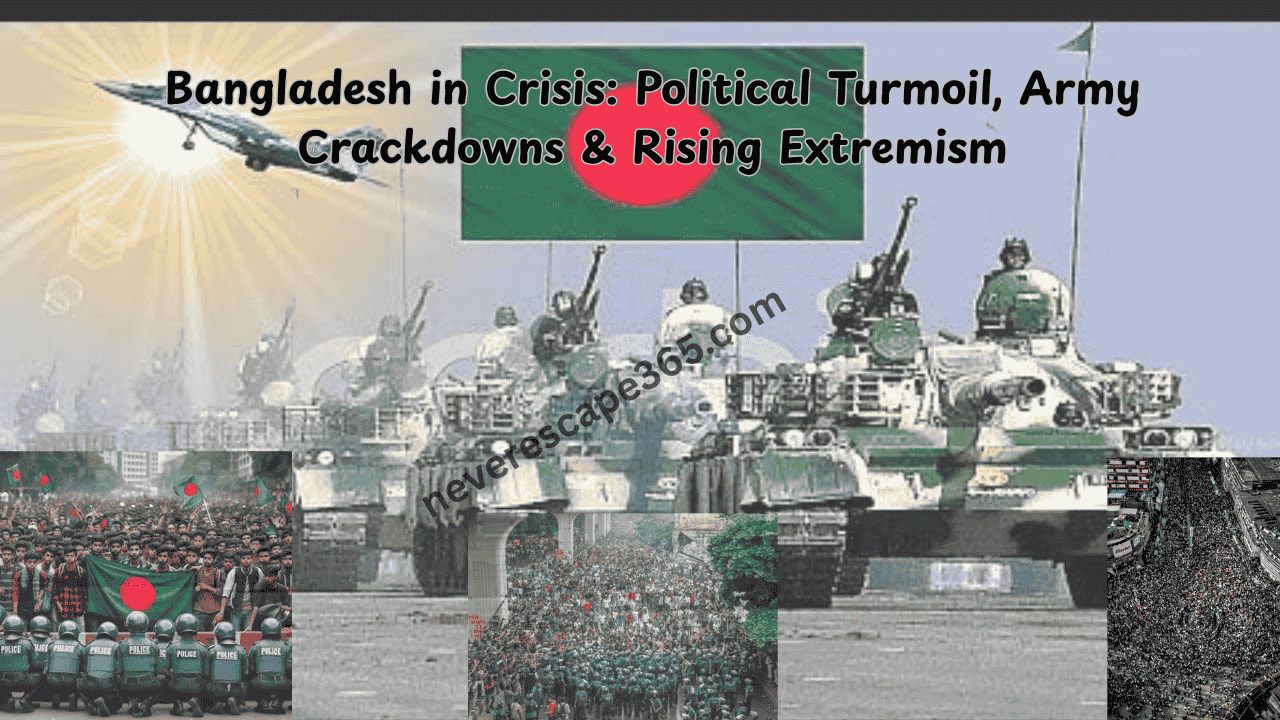 Bangladesh in Crisis: Political Turmoil, Army Crackdowns & Rising Extremism